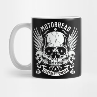 skull motorhead forever retro Mug